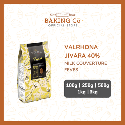 Valrhona Jivara 40% Milk Chocolate Feves