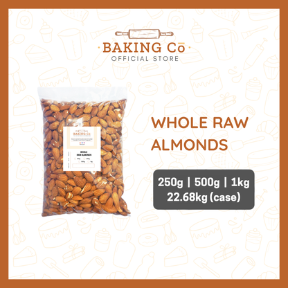 Baking Cō Whole Raw Almonds